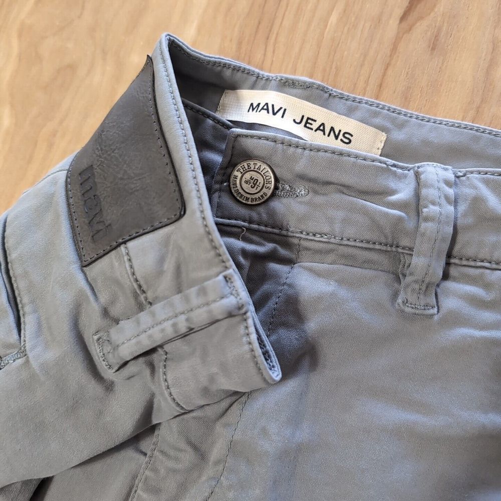 Mavi Jeans Shorts Mens 30 BlueGray‎ Chinos Flat Front Casual Pockets Stretch